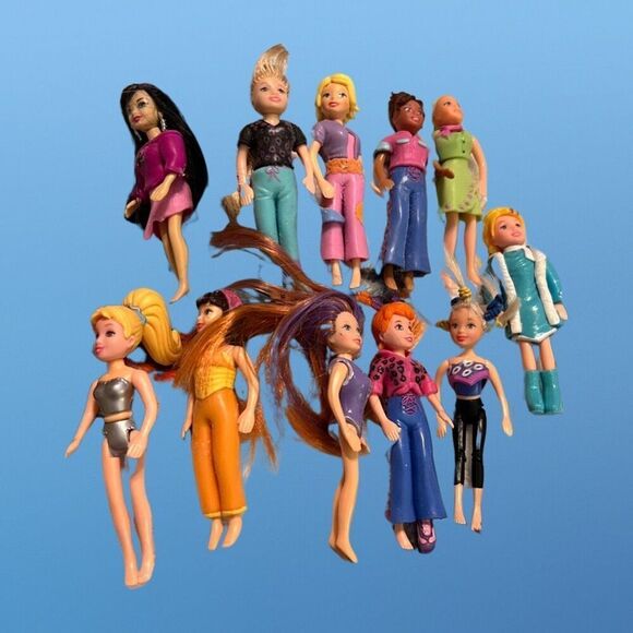 Lot of Hasbro Poly Pockets Dolls Clothes & Accessories Several Vintage - Picture 5 of 6